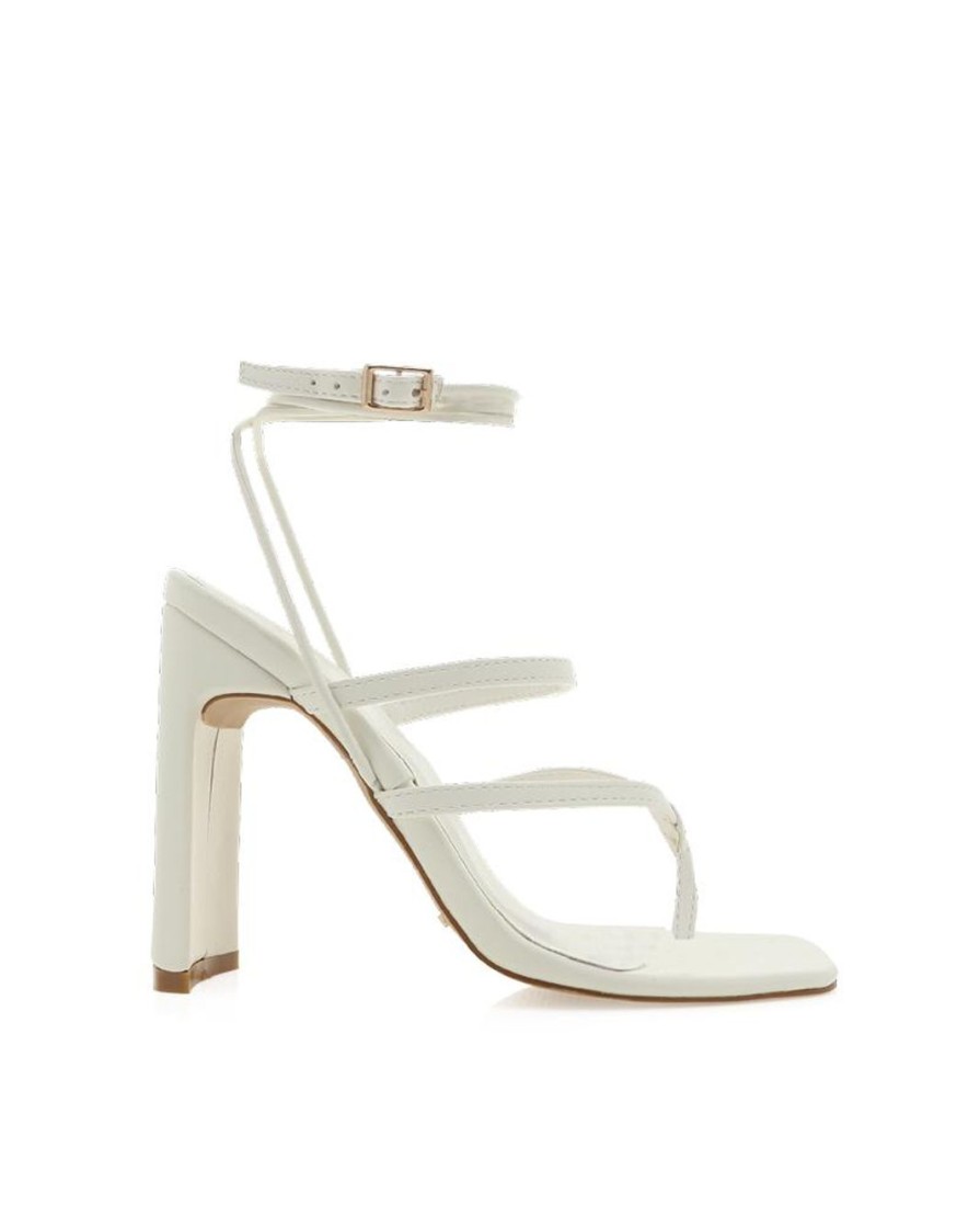 Women Billini Block Heels | Hasari White