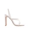 Women Billini Block Heels | Diaz White Snake