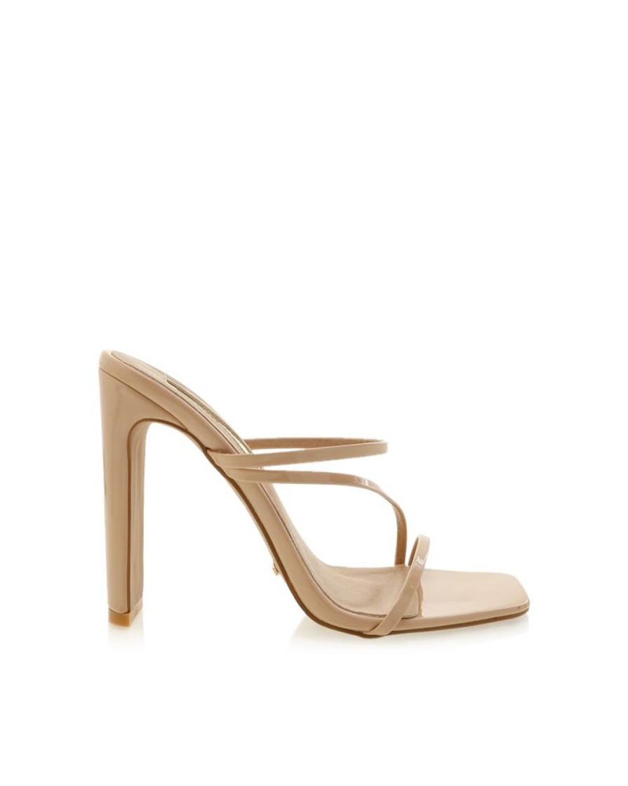 Women Billini Block Heels | Yanna Nude Patent