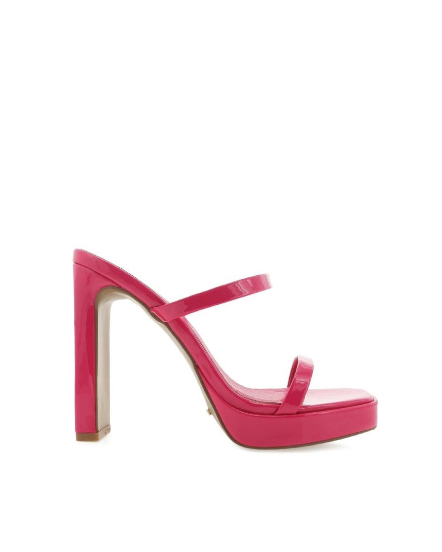 Women Billini Block Heels | Quinla Wild Berry Patent