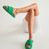 Women Billini Slides | Holly Green Terry