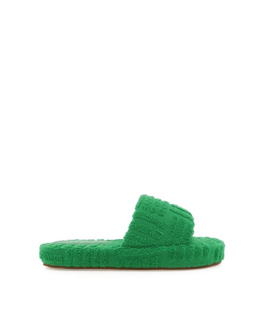 Women Billini Slides | Holly Green Terry