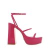 Women Billini Block Heels | Vincija Wild Berry Patent