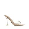 Women Billini Mules | Zura Clear Nude Patent