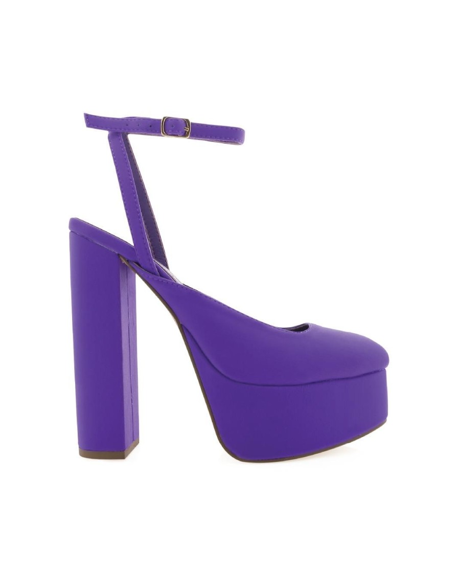 Women Billini Platforms | Samson Violet Neoprene