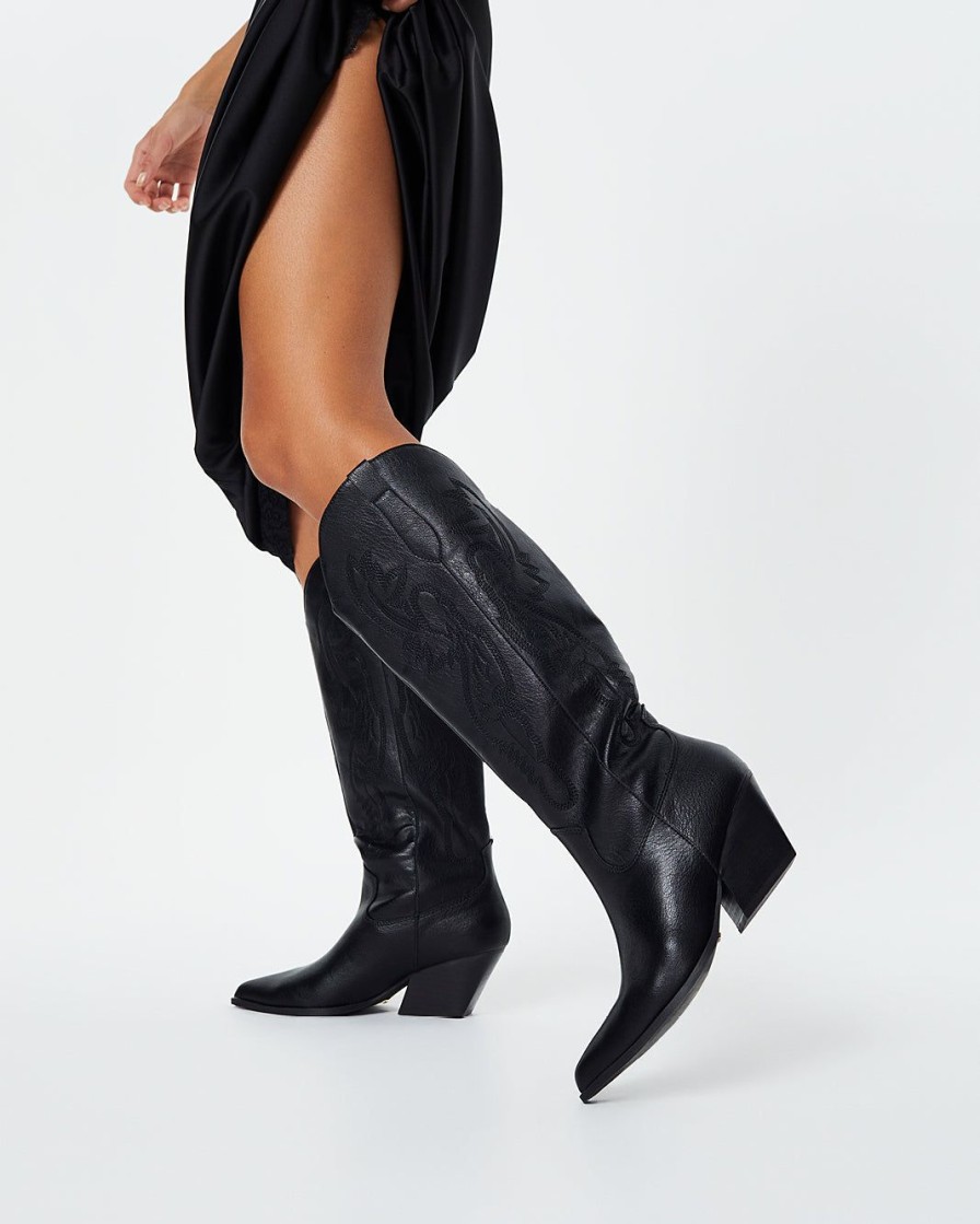 Women Billini Cowboy Boots | Zeina Black