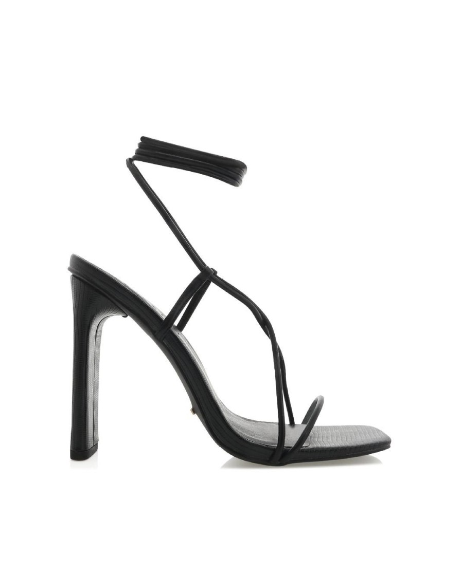 Women Billini Block Heels | Evona Black Scale