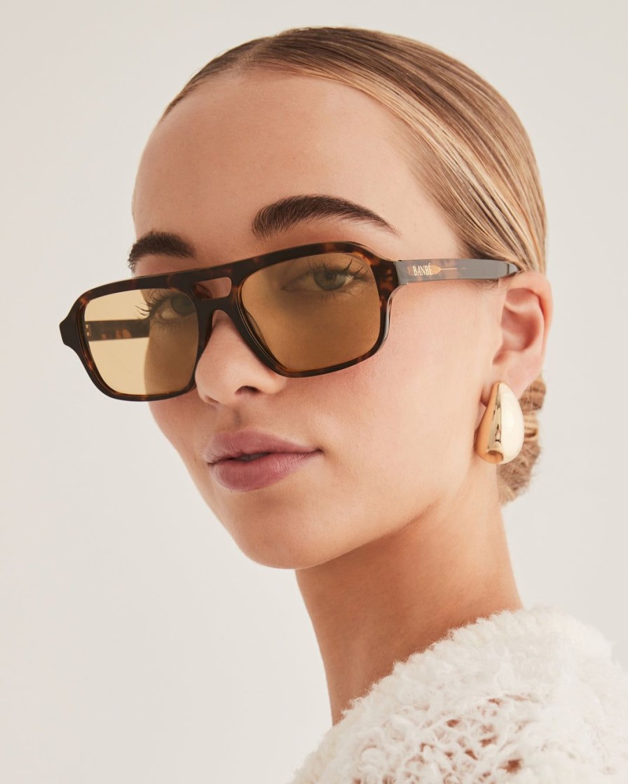 Women Billini Sunglasses | The Delevigne Havana Yellow