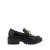 Women Billini Flats | Brinlyn Black Semi Patent