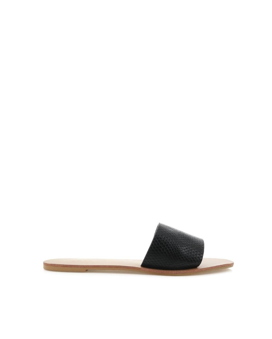 Women Billini Slides | Henrik Black Scale