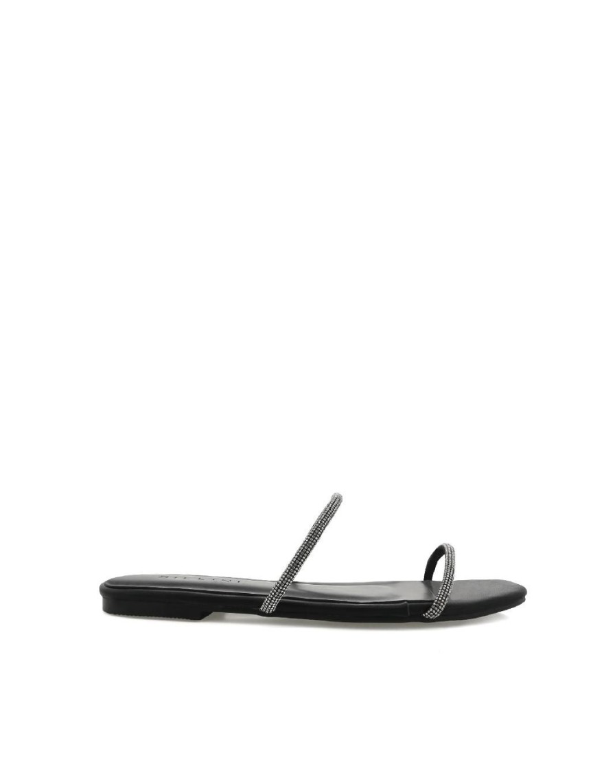 Women Billini Sandals | Tenley Diamante Black