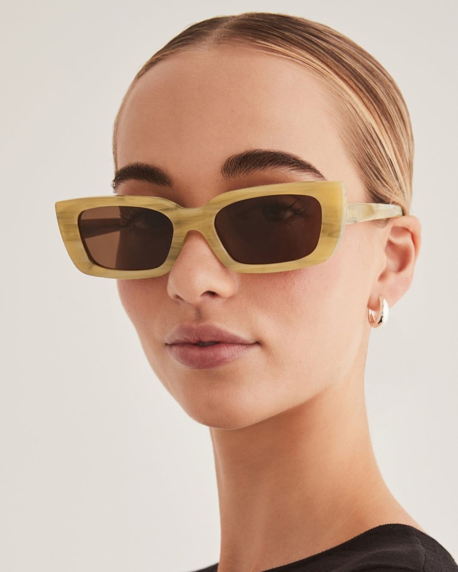 Women Billini Sunglasses | The Bundchen Blonde Swirl Chocolate