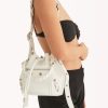 Women Billini Bags | Ezra Cross Body Bag White Crinkle Patent