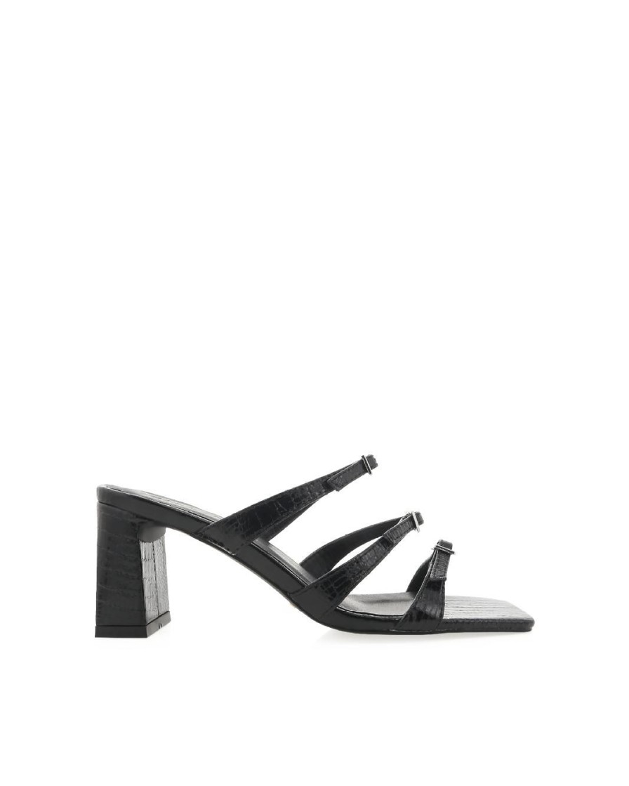 Women Billini Heels | Ivette Black Scale