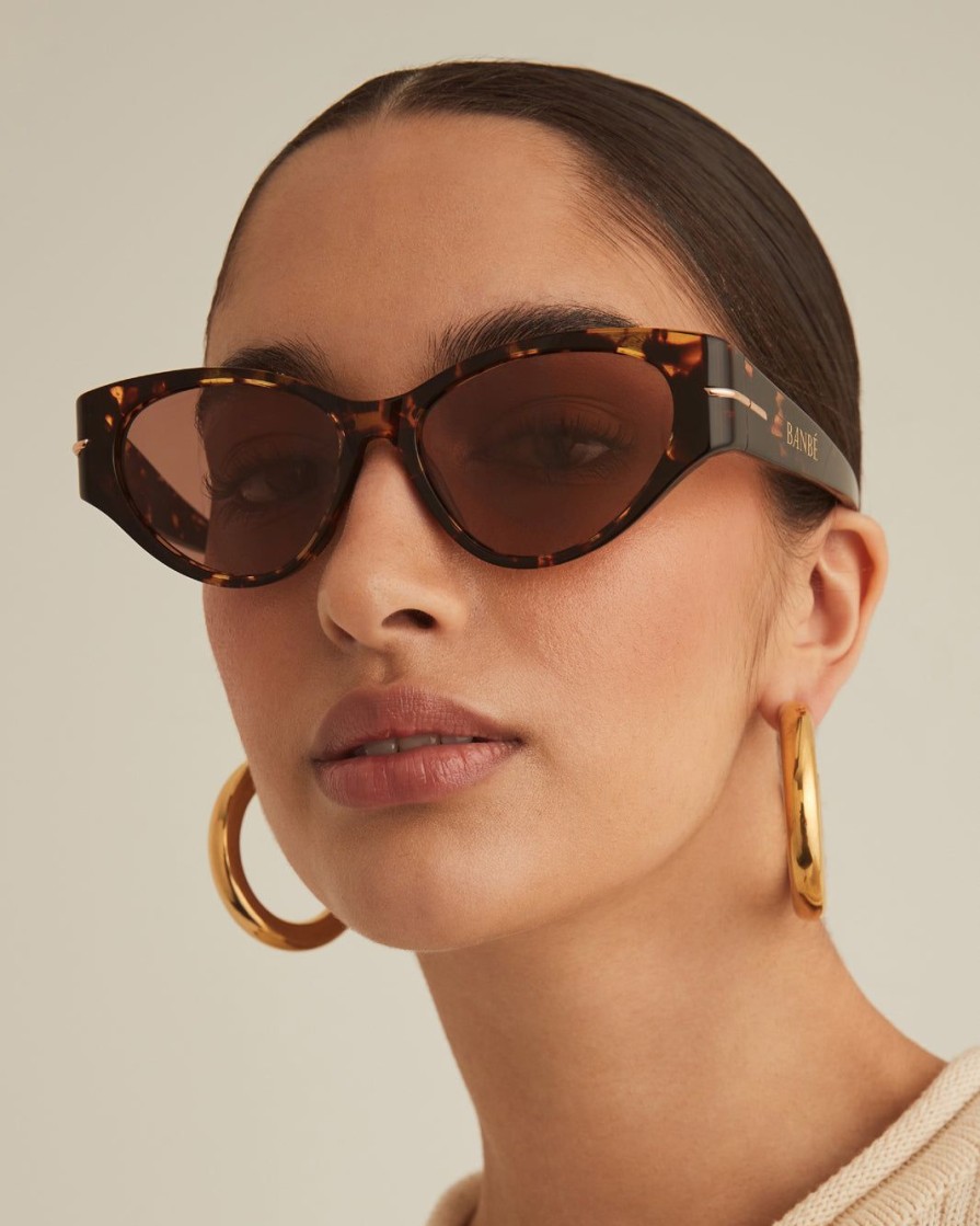 Women Billini Sunglasses | The Hadid Amber Tort Caramel