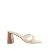 Women Billini Block Heels | Nyles Vanilla Raffia Natural