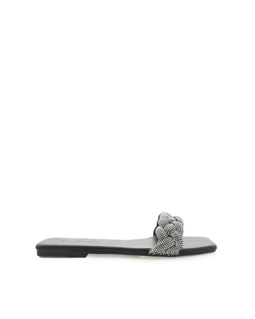 Women Billini Flats | Fulton Black Diamante