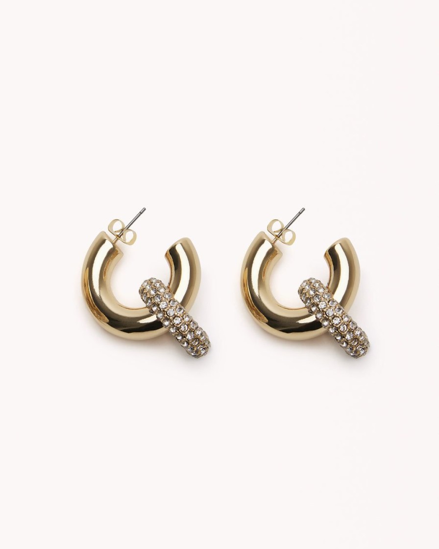 Women Billini Jewelry | Piper Earring Gold Silver Diamante