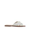 Women Billini Slides | Idelah White Raffia