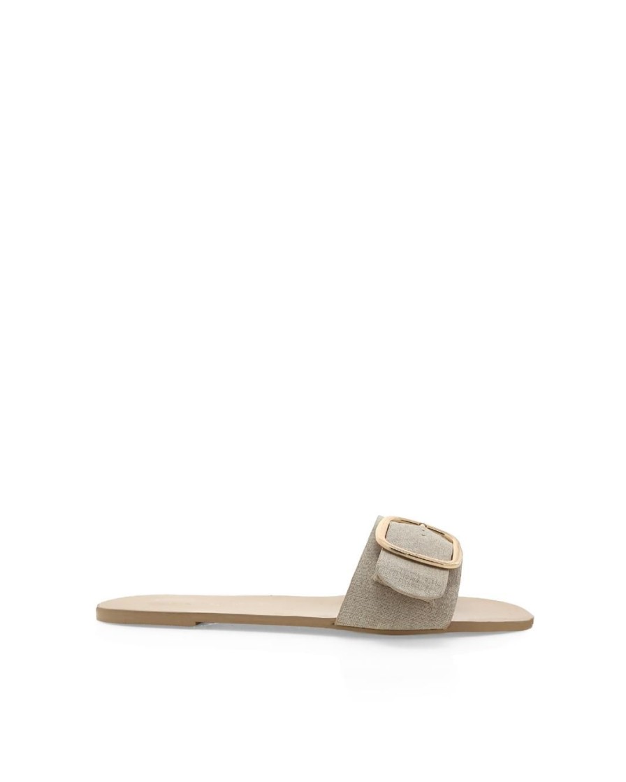 Women Billini Sandals | Gusta Wheat Linen