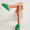 Women Billini Flats | Holly Green Terry