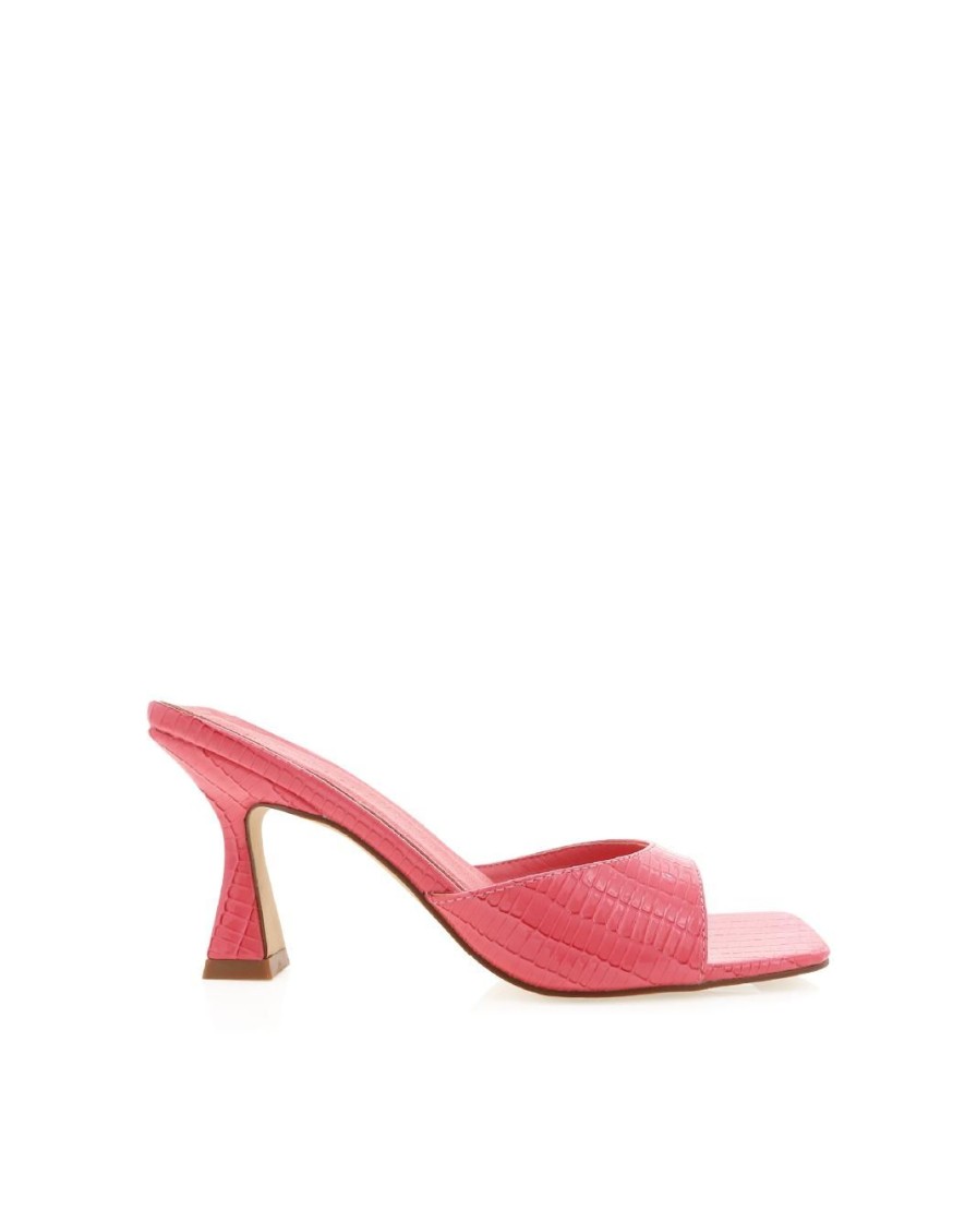 Women Billini Heels | Binita Watermelon Patent Scale