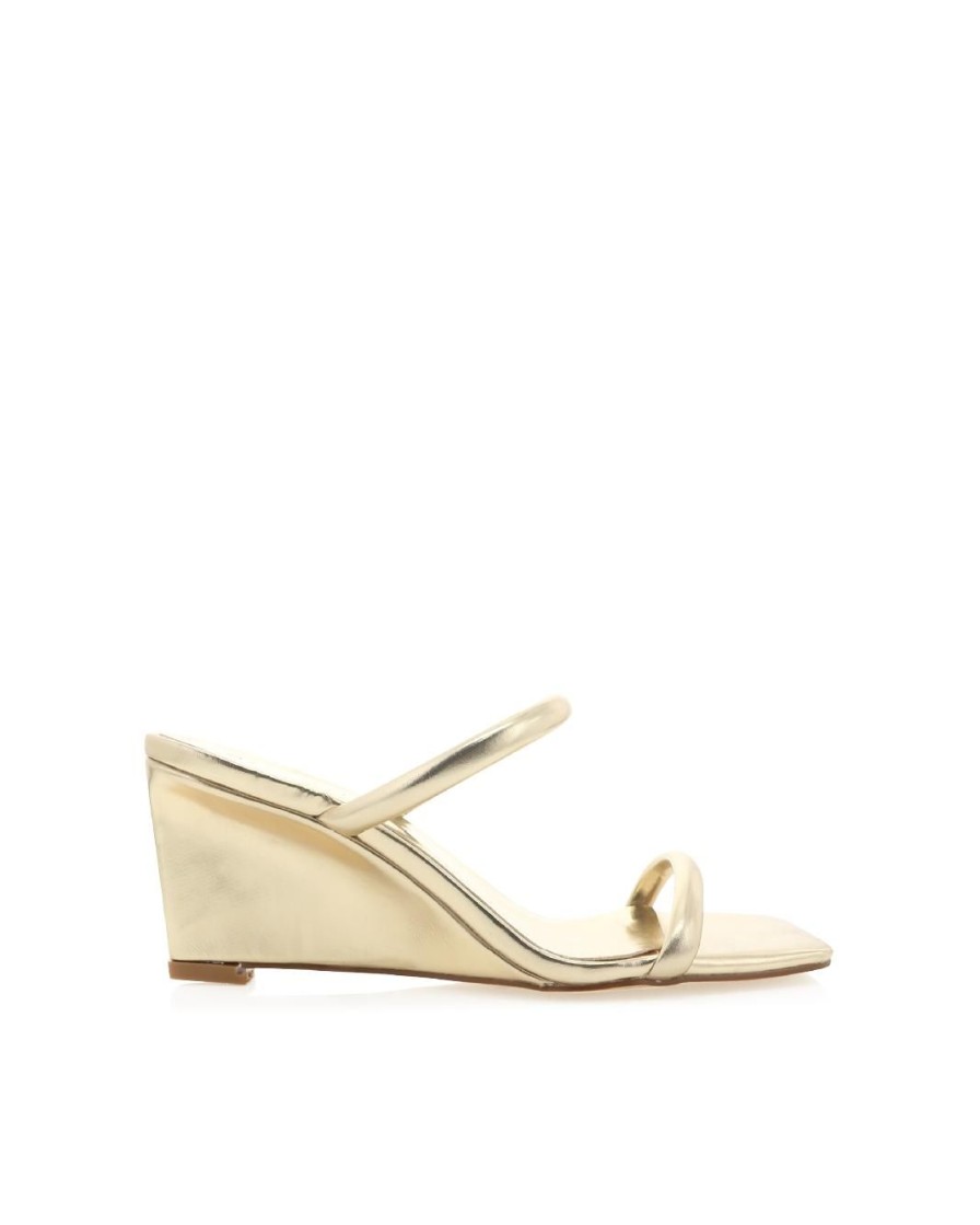 Women Billini Wedges | Bessa Antique Gold