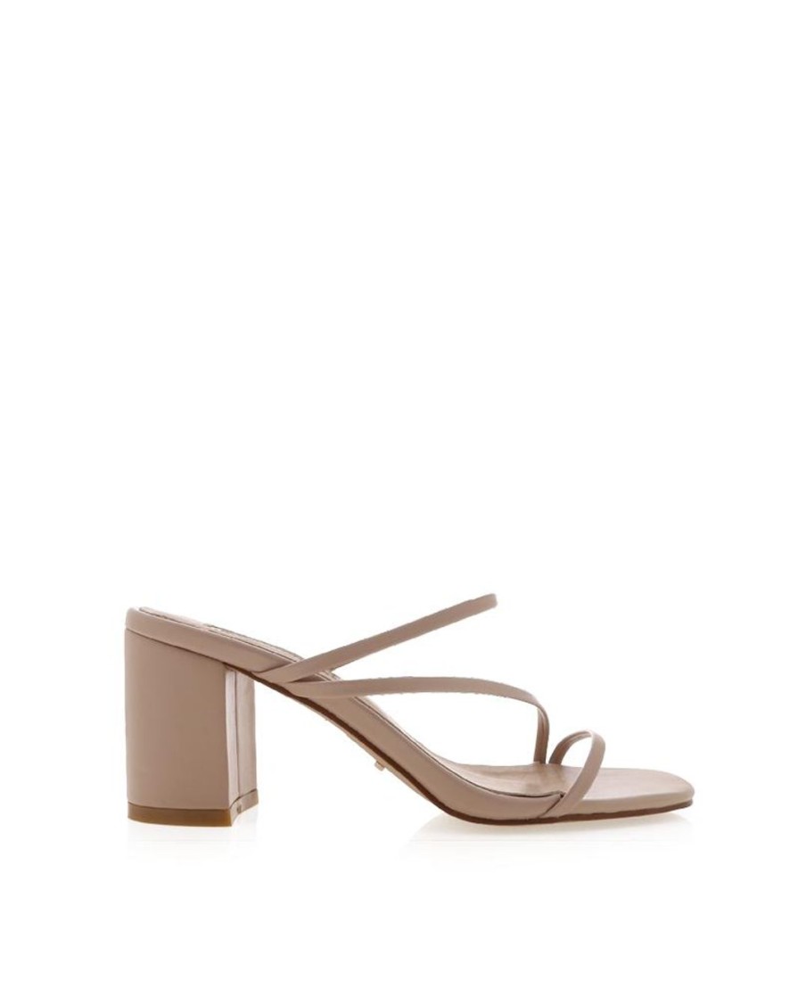 Women Billini Block Heels | Yazmin Nude