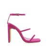 Women Billini Block Heels | Tiaka Fuchsia Satin