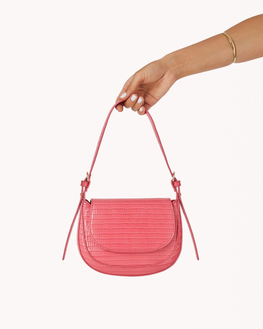 Women Billini Bags | Mezra Shoulder Bag Watermelon Patent Scale