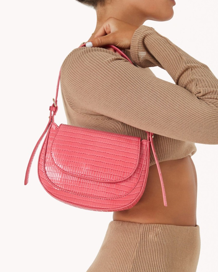 Women Billini Bags | Mezra Shoulder Bag Watermelon Patent Scale