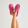 Women Billini Slides | Holly Pink Terry