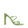 Women Billini Heels | Evalyn Green Metallic