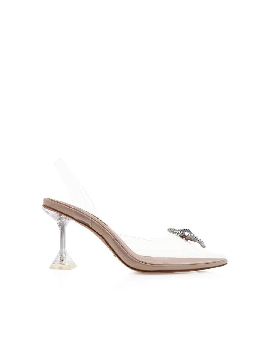 Women Billini Pumps | Veil Clear Nude Patent