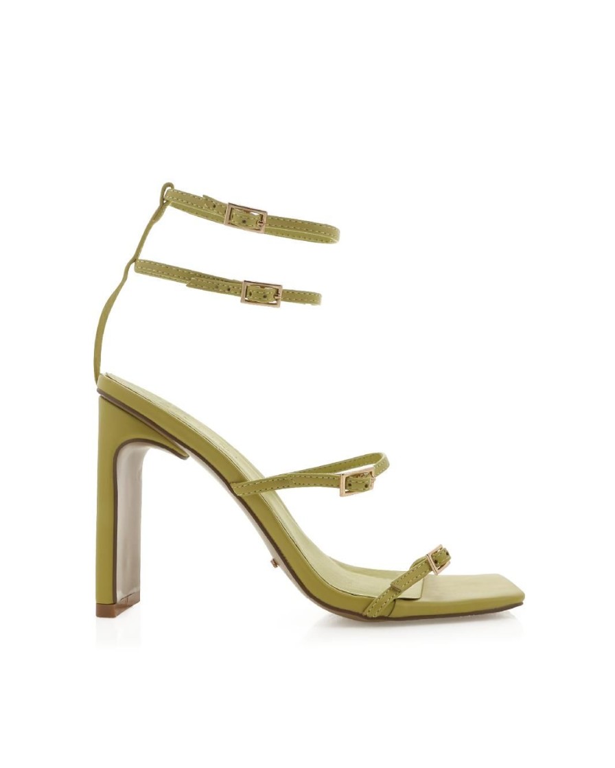 Women Billini Block Heels | 1 Chartreuse