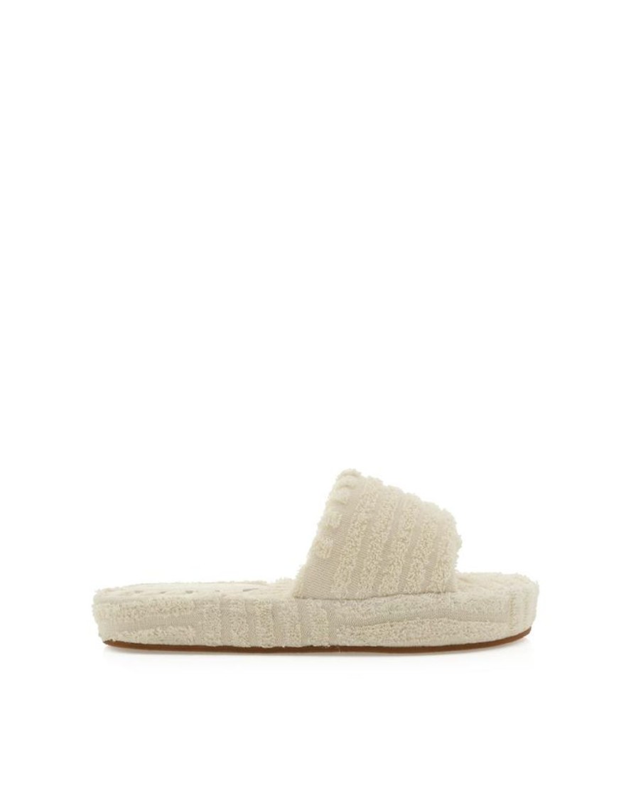 Women Billini Sandals | Holly Cream Terry