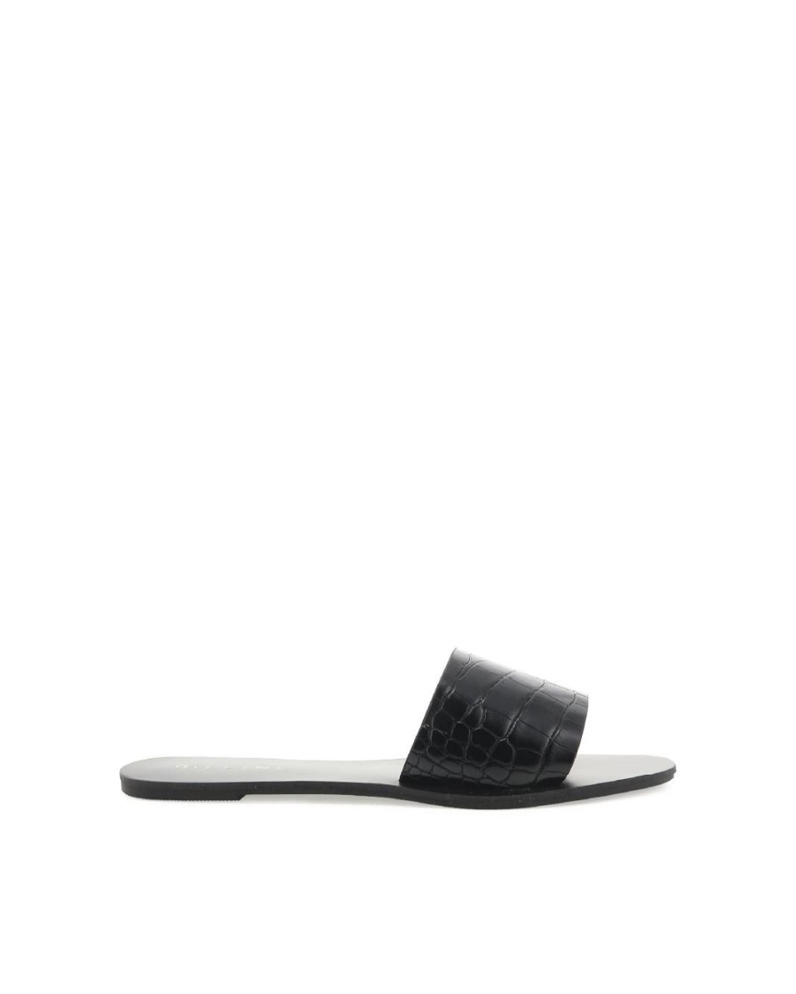 Women Billini Sandals | Henrik Black Croc