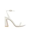 Women Billini Block Heels | Tabatha White Patent