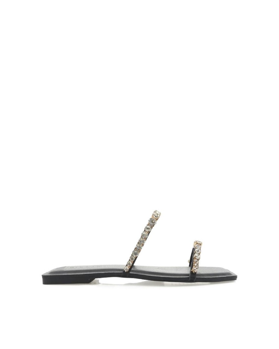 Women Billini Slides | Farina Black