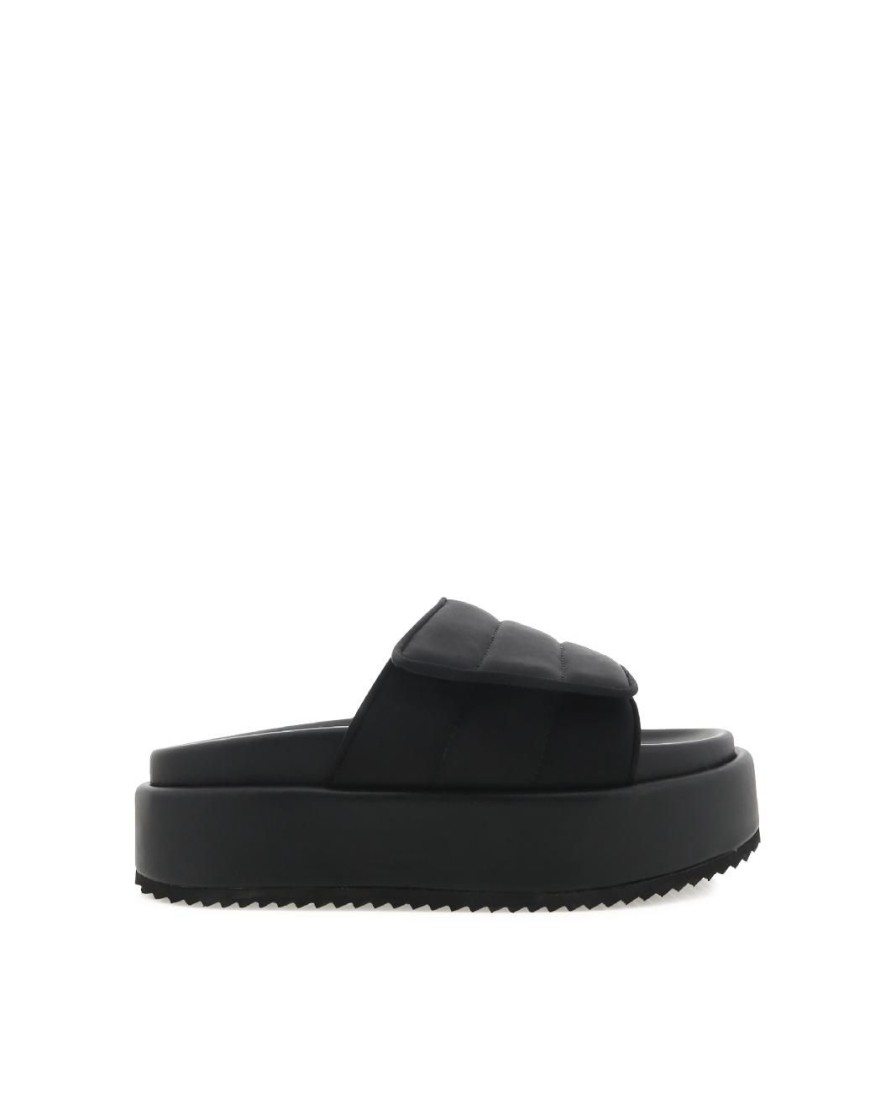 Women Billini Slides | Galaxy Black Neoprene