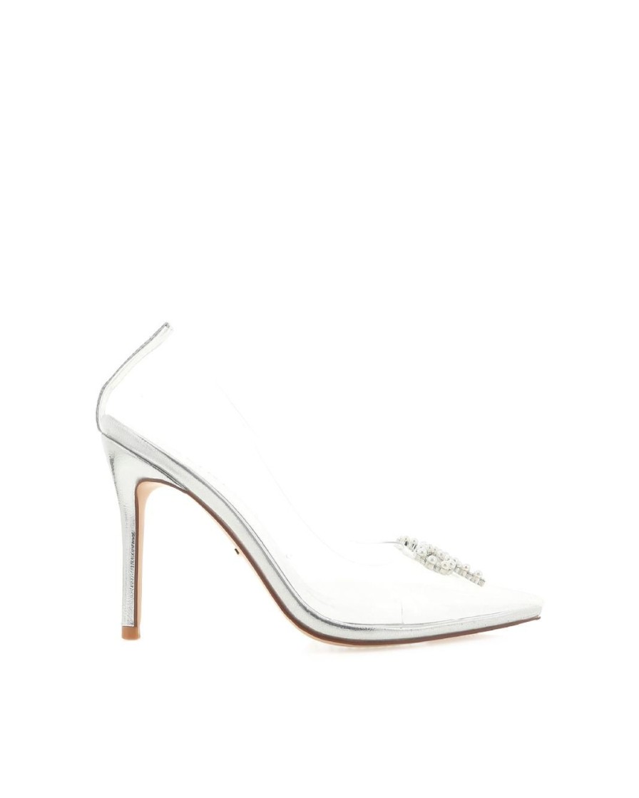 Women Billini Pumps | Julian Silver Clear