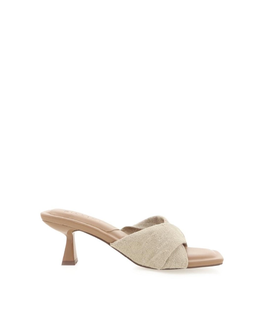 Women Billini Stilettos | Fidele Wheat Linen