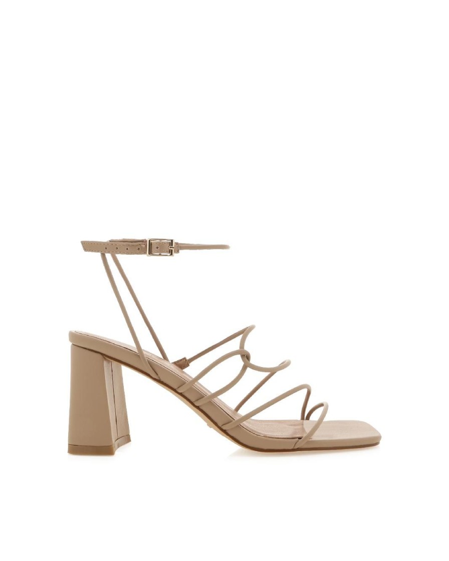 Women Billini Block Heels | Nicola Light Clay