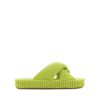 Women Billini Flats | Huxley Lime Ribbed Terry