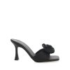 Women Billini Mules | Quinella Black Satin