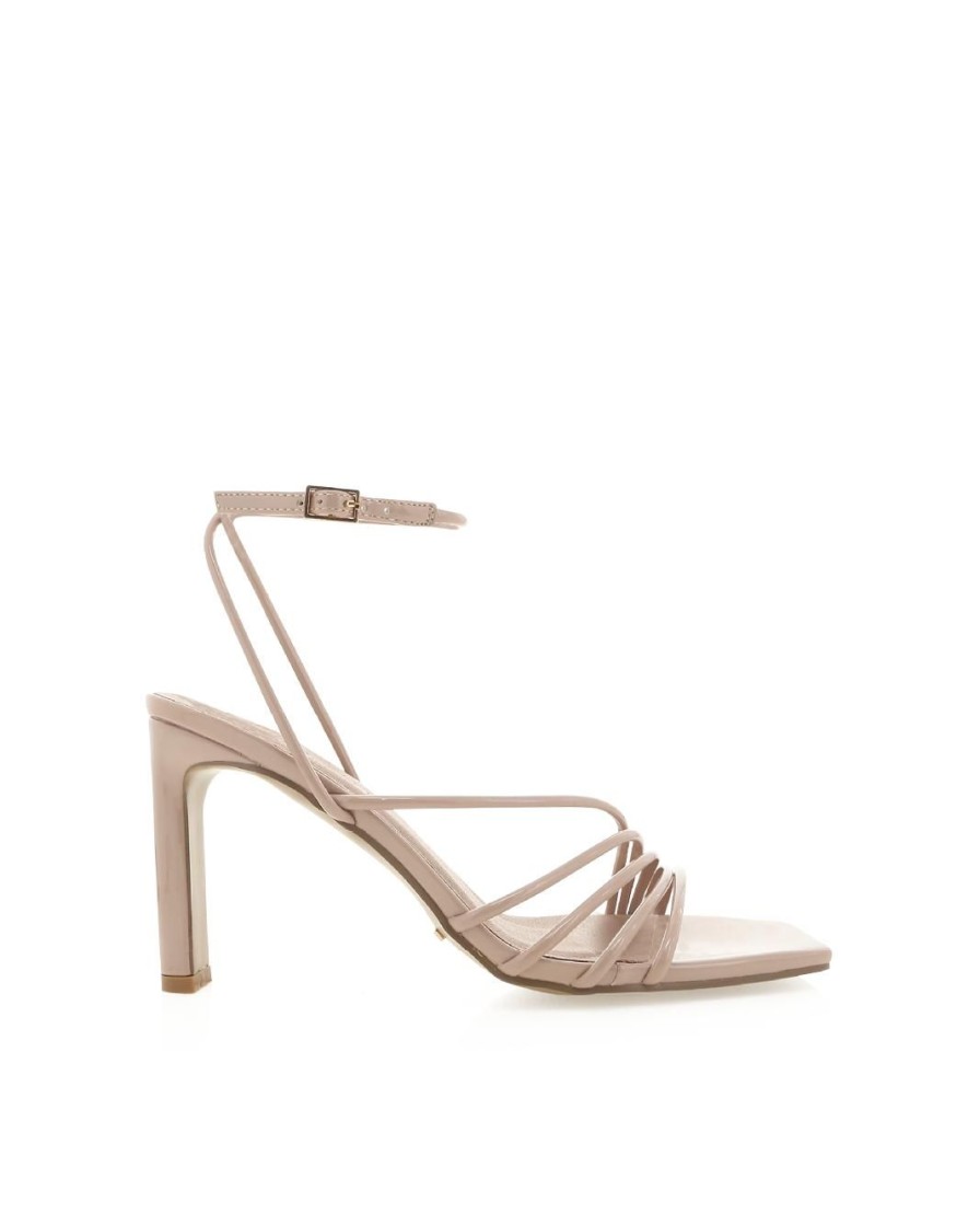 Women Billini Block Heels | Denise Latte Patent