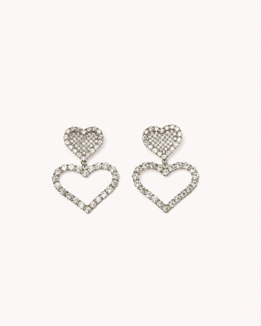 Women Billini Jewelry | Prima Earring Silver Diamante