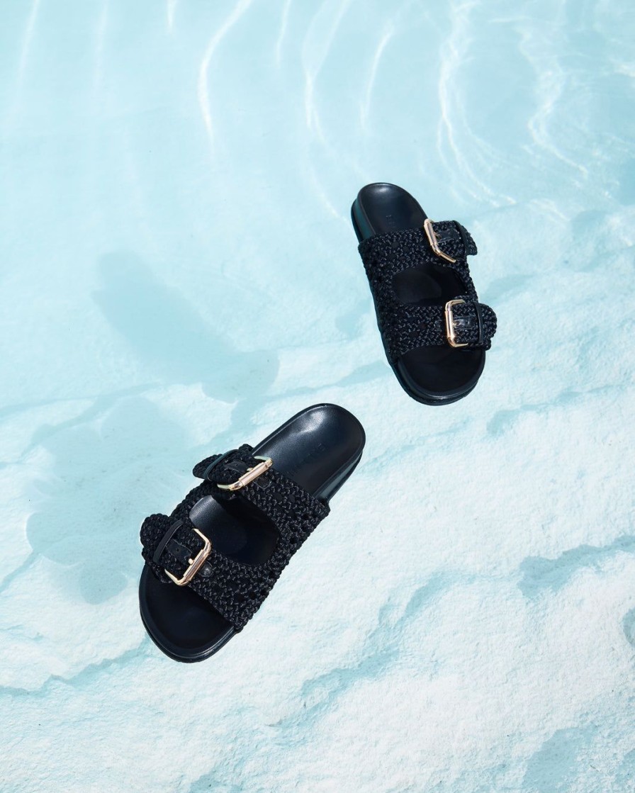 Women Billini Slides | Sadah Black