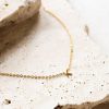 Women Billini Jewelry | Initial Plated Necklace Gold