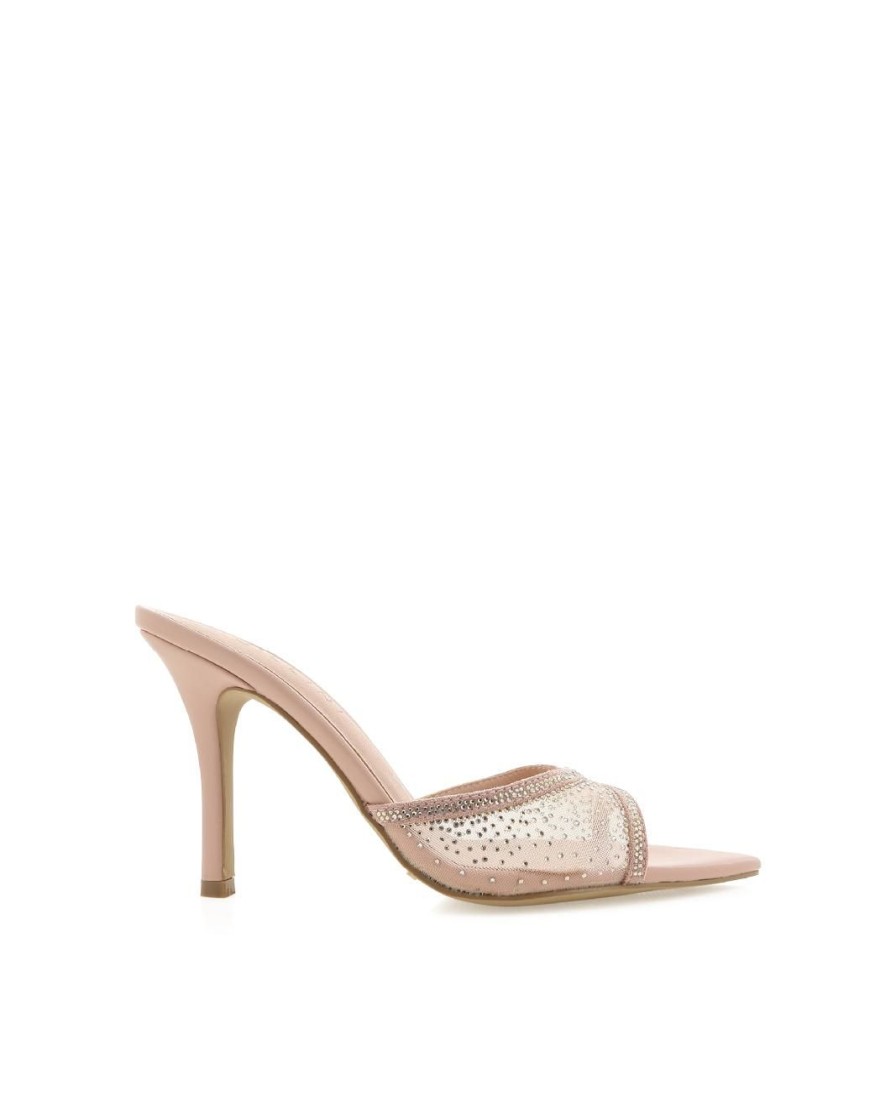 Women Billini Stilettos | Lawson Nude Diamante